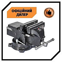 Тиски слесарные поворотные Vitals BV-125 (900 кг, 125 мм) Топ 3776563