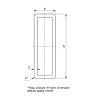ODF-04-06-02-L2000 Рейка 30х10 для розсувних душових кабін, полірована standard., фото 4
