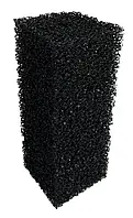 Фильтрующая губка, AQUAXER XL, черная квадратная, 25х10х10 см. Губка фильтрующий материал.