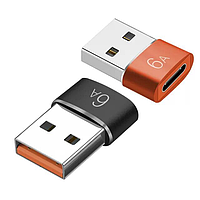 Переходник USB Male to Type-C Female Adapter Converter. Адаптер OTG TypeC (мама) - USB (папа)