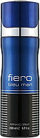 Fragrance World Fiero Bleu Man Парфюмированный дезодорант для мужчин, 200 мл