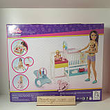 Уцінка Барбі скіпер із ліжечком і двома малюками Barbie Skipper Babysitters Inc Dolls Playset Skipper GFL38, фото 3