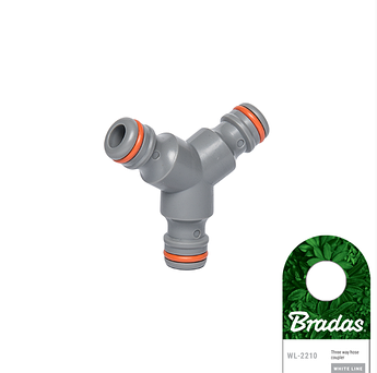 WL-2210 Трійник для з'єднання трьох конекторів, WHITE LINE (Bradas)