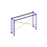 Строительные леса 2х3, ширина 0,8м