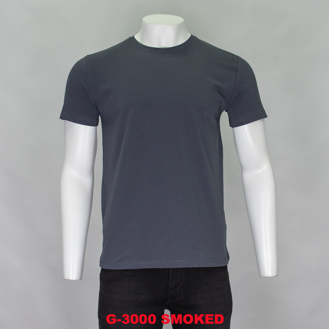 Футболка чоловіча NOVEL G-3000 SMOKED 95% бавовна 5% еластан L(Р)