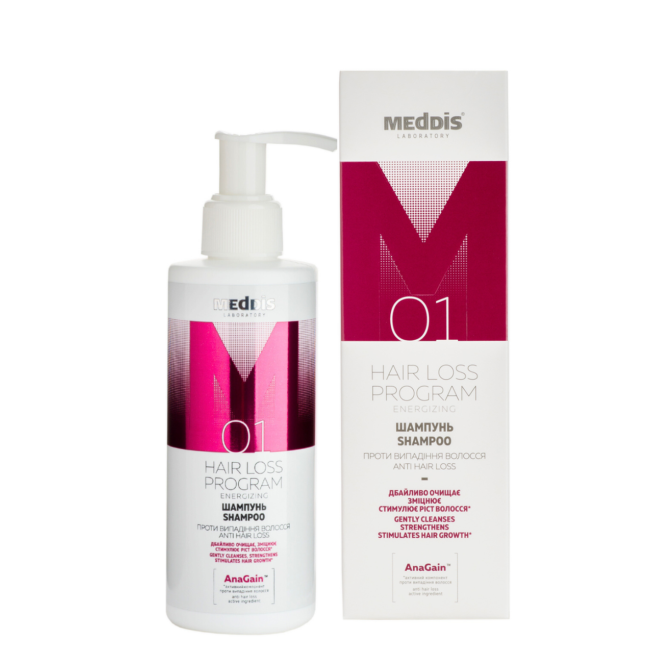 Шампунь проти випадіння волосся Meddis Hair Loss Program Energizing Shampoo 200 мл, фото 1