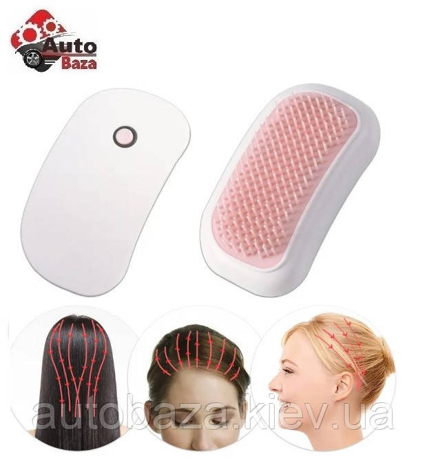 Електричний масажер для голови, Розумний гребінець для волосся, щітка для росту волосся KL-5885, фото 1
