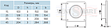 Настінна пластина для круглих каналів Ø125 мм ВЕНТС 25 (VENTS 25), фото 3
