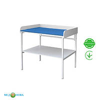 Пеленальный стол, медицинский пеленальный столик для новорожденного с обивкой СПЛ Завет Синий