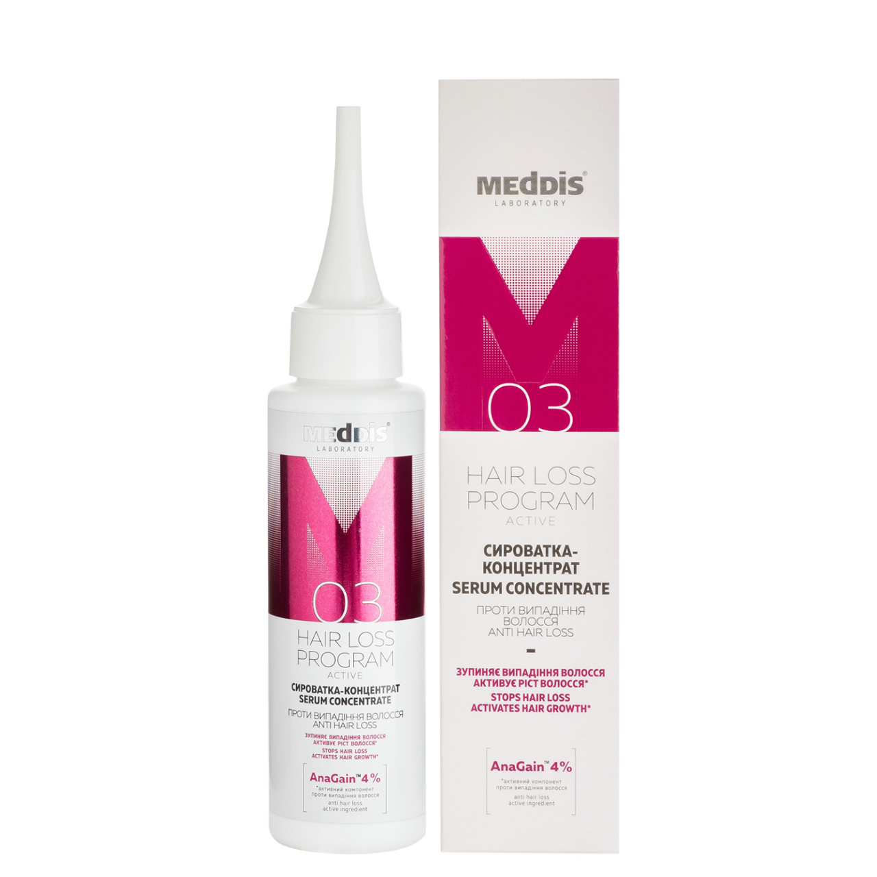 Сироватка проти випадіння волосся Meddis Hair Loss Program Active Serum 100 мл