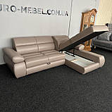 Шкіряний розкладний диван «Бестселлер», фото 4