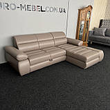 Шкіряний розкладний диван «Бестселлер», фото 2