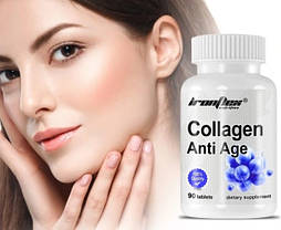 Для суставів та зв'язок IronFlex Collagen Anti Age 90 таблеток, фото 2