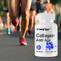 Для суставів та зв'язок IronFlex Collagen Anti Age 90 таблеток, фото 4