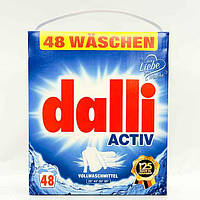 Dalli Activ безфосфатный cтиральный порошок для светлого белья 48 стирок 3,1 кг Германия