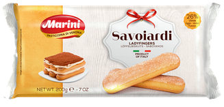 Печиво Savoiardi Ladyfingers 200г*20 шт ТМ Marini Італія