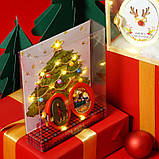 Конструктор для дітей Lesko DIY Cute Room R-007 Sweet Christmas мікросвіт у горіхі 50 деталей Різнобарвний, фото 2