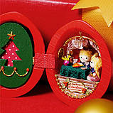 Конструктор для дітей Lesko DIY Cute Room R-007 Sweet Christmas мікросвіт у горіхі 50 деталей Різнобарвний, фото 4
