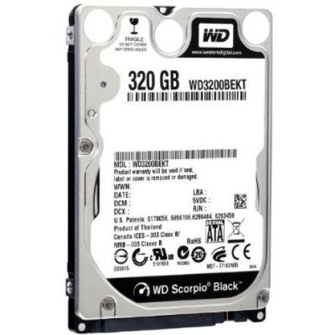 Жорсткий диск 2.5 WD 320Gb WD3200BEKT "Б/В"