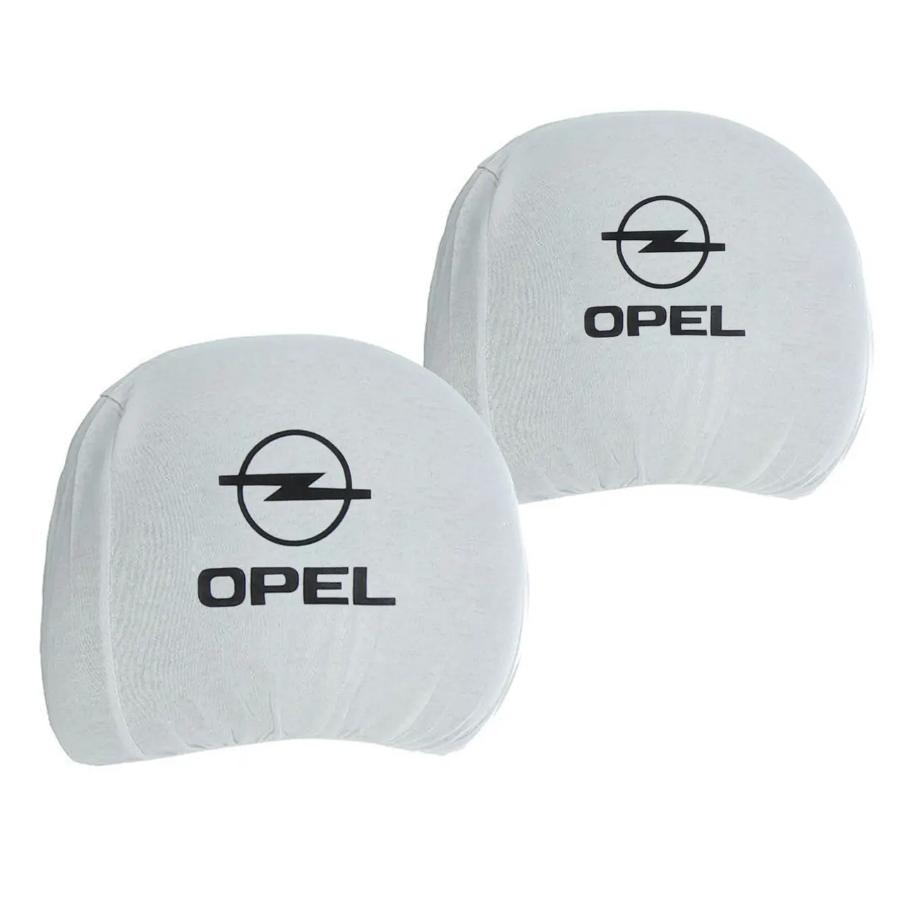 Чохли на підголівники білі (2 шт.) OPEL, фото 1