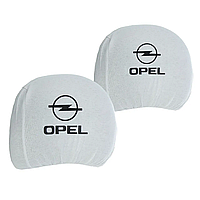 Чохли на підголівники білі (2 шт.) OPEL