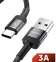 Кабель USB Type-C 100w для быстрой зарядки PD QC 4.0 50см