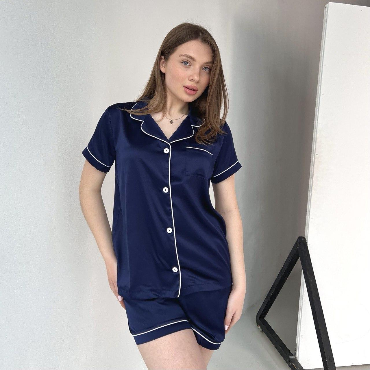 Купить Victoria's Secret женская пижама для дома рубашка и шорты Шелк ...