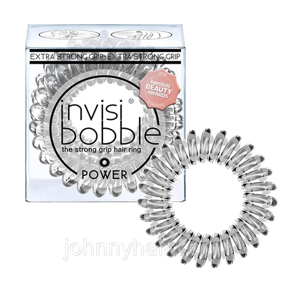 Гумка-браслет для волосся Invisibobble Power Crystal Clear, фото 1