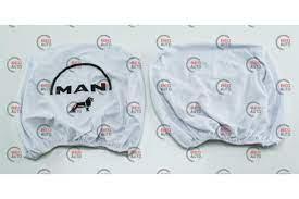 Чохли на підголівники білі (2 шт.) MAN, фото 1