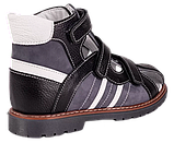 Шкільні ортопедичні сандалі для хлопчика з твердим задником 4Rest Orto 06-149 Форест Орто розмір 31-36, фото 4