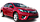 Удалитель подряпин Toyota 3R3 червоний металік, 20мл., фото 3