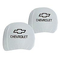 Чохли на підголівники білі (2 шт.) CHEVROLET "Aveo"