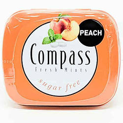 Льодяники з смаком персику Compass Peach 12шт по 14g без цукру Німеччина