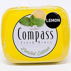 Льодяники Compass Lemon з смаком лимону 12шт по 14g без цукру Німеччина