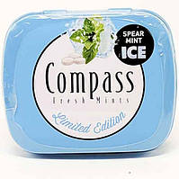 Леденцы Compass Spear Mint Ice 12шт по 14g мятные без сахара Германия