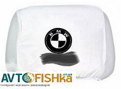 Чохли на підголівники білі (2 шт.) BMW