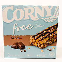 Батончик без сахара Corny Free Schoko 6 шт всего 120 грам, Питательные батончики