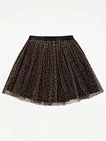 Чорна спідниця-пачка з принтом маленьких сердечок George Black a little hearts Print Tutu Skirt