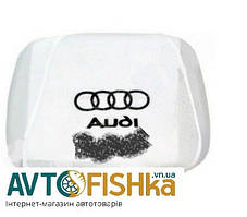 Чохли на підголівники білі (2 шт.) AUDI