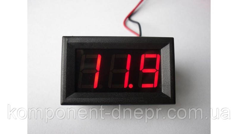Вольтметр цифровий DC 4.5-30V з LED-індикатором