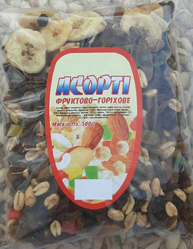 Суміш горіхів / сухофруктів 500g