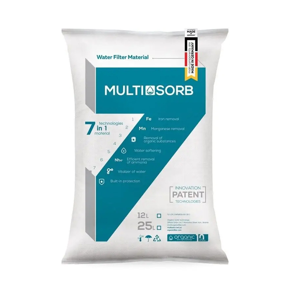 Засипка для фільтра води мультикомплексна (мішок 25 кг) Multisorb