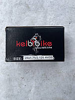 Велосипедная камера 24х1.75/2.125 av33mm Kell Bike