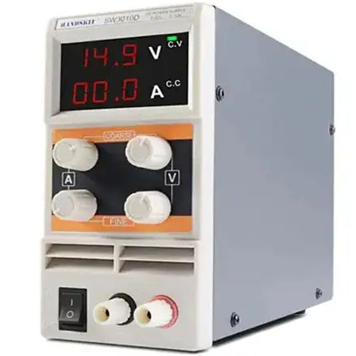Лабораторний блок живлення SW-3010D, 30V 10A, HandsKit