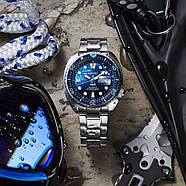 Чоловічий годинник Seiko SRPK01K1 SBDY125 Prospex ‘Great Blue’ Turtle Scuba PADI Special Edition, фото 4