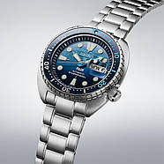 Чоловічий годинник Seiko SRPK01K1 SBDY125 Prospex ‘Great Blue’ Turtle Scuba PADI Special Edition, фото 3
