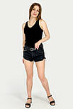 Джинсові шорти Pull & Bear 9696/308/800 чорні S, фото 3