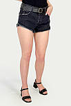 Джинсові шорти Pull & Bear 9696/308/800 чорні S, фото 5