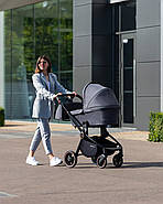 Універсальна коляска 2 в 1 Carrello Epica CRL-8510/1 — книжка, реверсивний блок, великі гумові колеса, амортизація, UPF 50+, фото 3