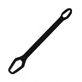 Універсальний подвійний накидний гайковий ключ Semi Wrench 3-17 мм, Black
